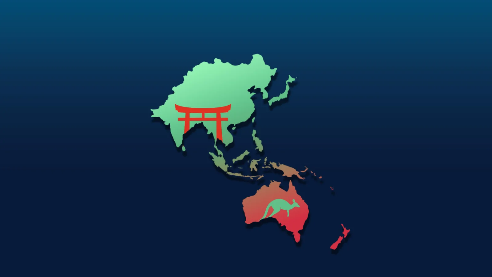 Carte illustrée Advanced SIM pour Asie et Océanie