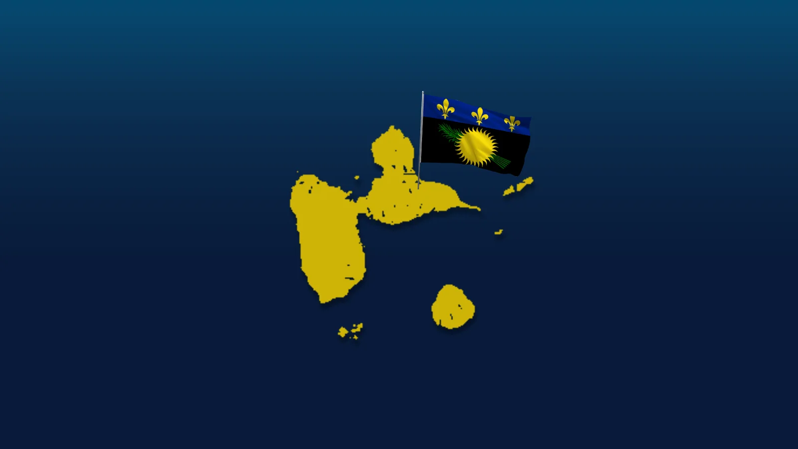 Carte illustrée Advanced SIM pour Guadeloupe