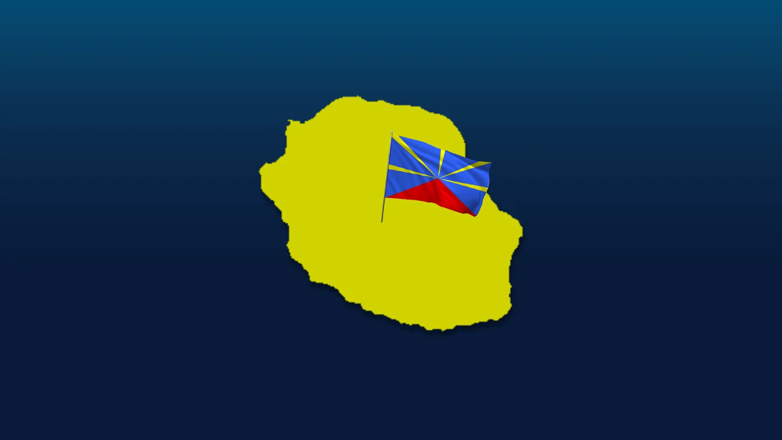 Carte illustrée Advanced SIM pour La Réunion