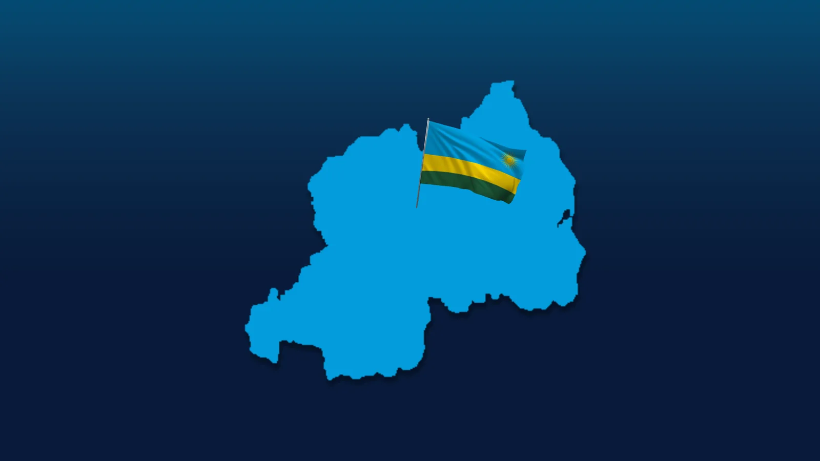 Carte illustrée Advanced SIM pour Rwanda