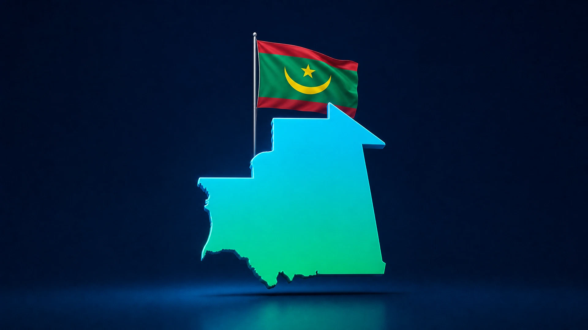 Carte illustrée Advanced SIM pour Mauritanie