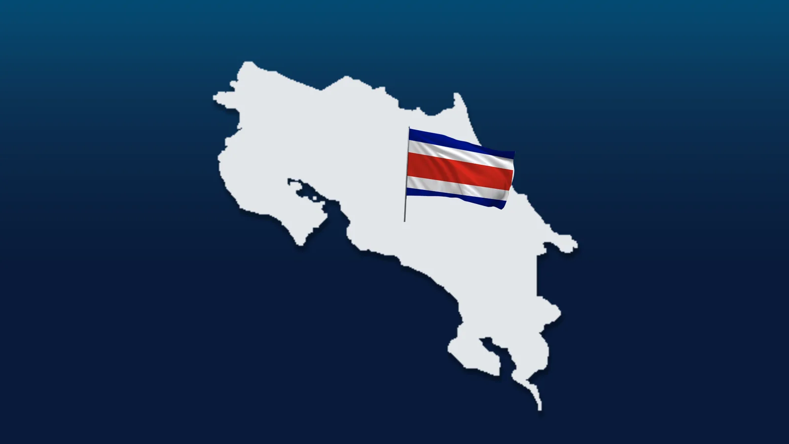 Carte illustrée Advanced SIM pour Costa Rica