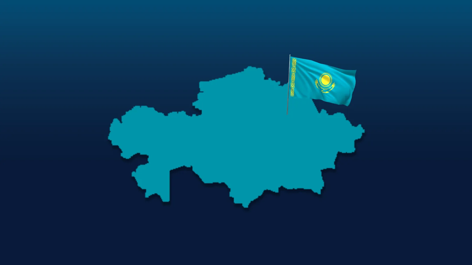 Carte illustrée Advanced SIM pour Kazakhstan