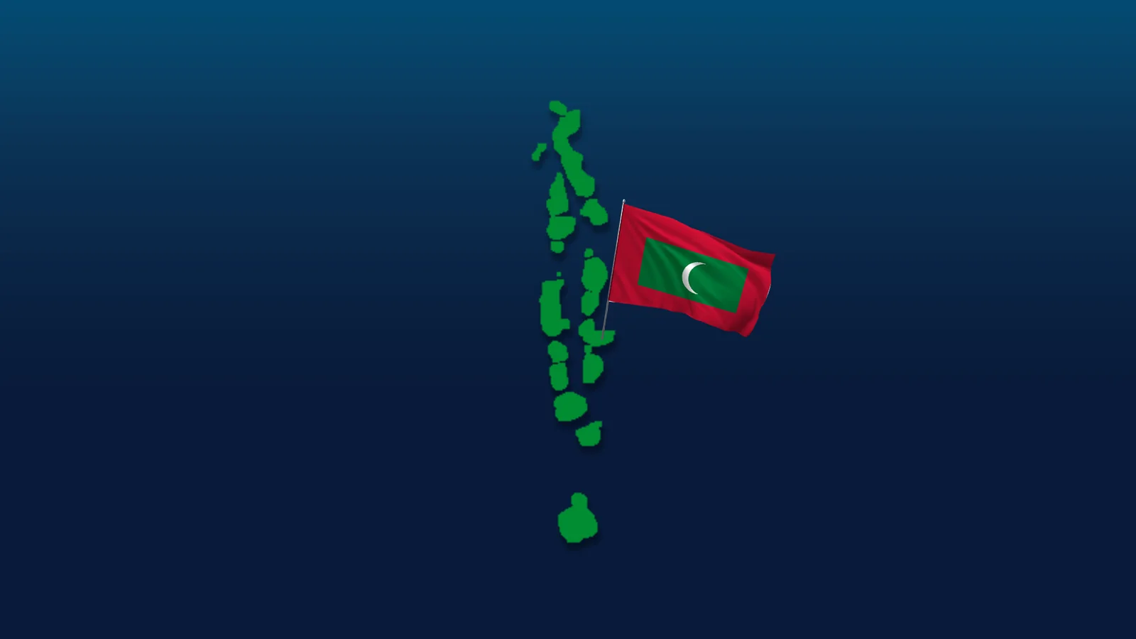 Carte illustrée Advanced SIM pour Maldives